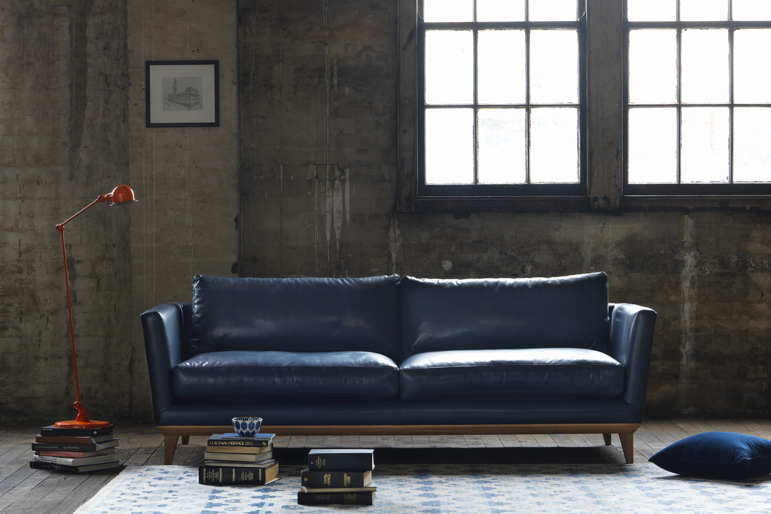 Henri Leather Sofa